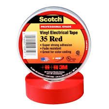 ELECTRICAL TAPE- RED SCOTCH 3M