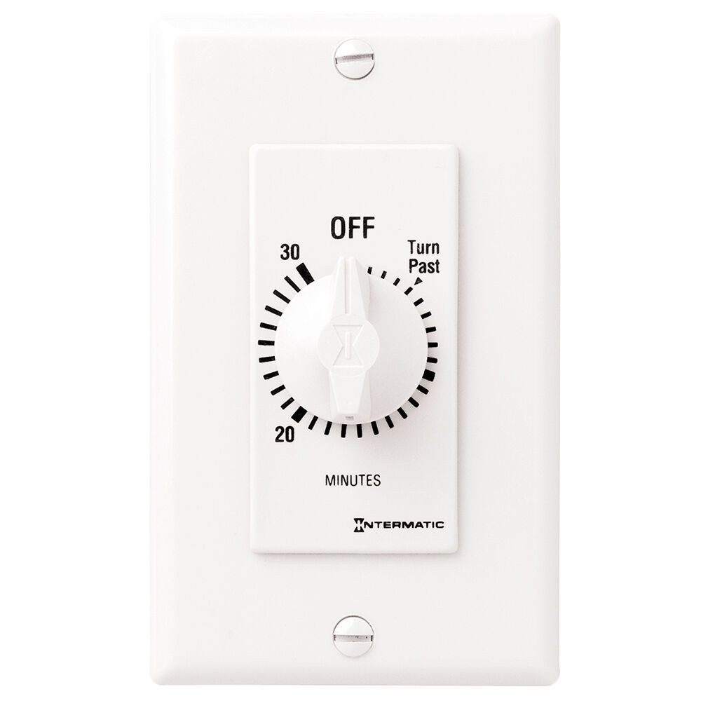 INTERMATIC 30MIN 1G SPRING WOUND TIME SWITCH WHITE