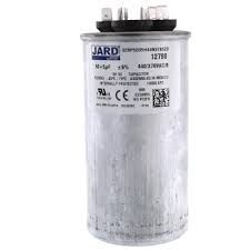 CAPACITOR- JARD 50/5MFD DUAL ROUND MOTOR RUN 370VAC