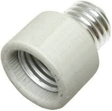 LAMPHOLDER - EXTENSION  MED TO MED - PORCELAIN