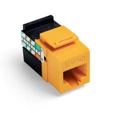 CAT5E LEVITON 1PORT 110 8W8P T56A/B YELLOW