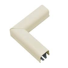 WIREMOLD- ON-WALL FLAT ELBOW, IVORY