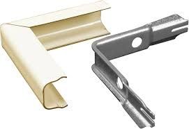 WIREMOLD- ON-WALL OUTSIDE ELBOW, IVORY