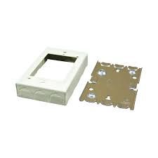 WIREMOLD- OUTLET BOX, IVORY