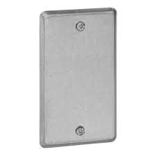 HANDY BOX COVER, BLANK, METALLIC, STEEL CITY