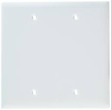 2G - SQUARE, BLANK COVER, WHITE, PASS &amp; SEYMOUR