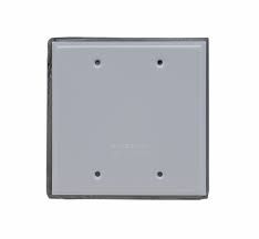 2G - SQUARE, BLANK COVER, WEATHERPROOF, ALUMINUM, PASS &amp; SEYMOUR