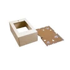 WIREMOLD- 1G, COMBO SWITCH/RECEPTACLE BOX 1.75&quot;, IVORY