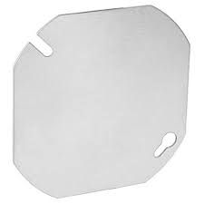 4&quot; OCTAGON, COVER FLAT BLANK, METALLIC, SOUTHWIRE