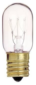 SATCO BULB 15W CLR INCANDESCENT
