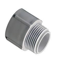 3/4&quot; PVC TERMINAL MALE ADAPTER, SCHED-40,  KRALOY