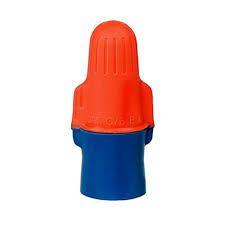 2 #22-3 #12 WIRE CONNECTORS, ORANGE/BLUE, PREFORMACE PLUS, 30/BAG