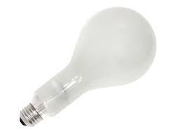 200w INCANDESCENT BULB LONG-NECK - CLEAR