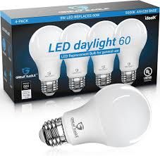 Great Eagle A19 LED 9w 2700k E26 BASE E35998 LED WARM WHITE 60 800 LUMENS