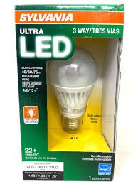 SYLVANIA 3 WAY ULTRA LED BULB 40/60/100 A21 BASE
