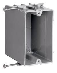 1G NAIL MOUNTING DEEP OUTLET BOX  22 CU. IN. 3-3/8&quot; DEPTH