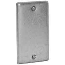 1G - HANDY BOX COVER, BLANK, METALLIC STEEL, 4&quot; X 2&quot;, SOUTHWIRE