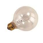 HALCO DECORATOR BULB 3&quot; GLOBE 40W CLR G25 G25CL40/120
