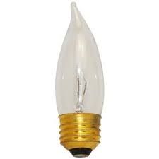 HYGRADE 40W A19 CLR 130V LAMP BULB CLEAR DECORATIVE BULB FLAME SHAPE, MEDIUM BASE 130V