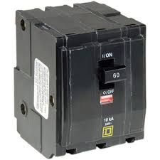 SQUARE D Q 60A 3POLE 240VAC BREAKER