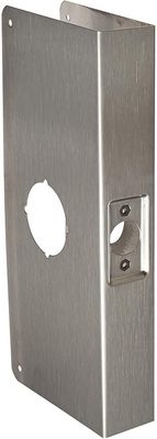 DON-JO - STAINLESS STEEL WRAP-AROUND PLATE 5-1/8&quot; X 12&quot; WITH 2-3/4&quot; BACKSET