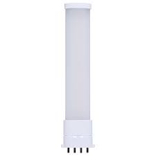 13W CFL REPLACEMENT 2GX7 BASE 4-PIN UNIVERSAL TYPE B BALLAST BYPASS CCT SELECTABLE SATCO NUVO 5.5W 650 LUMENS