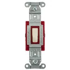 TOGGLE- 1 POLE, IVORY, HUBBELL
