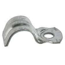 3/8" EMT 1-HOLE STRAP - STEEL