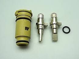 FIBERGLASS H/C CERAMIC DISC CARTRIDGE 2HANDLE FAUCET