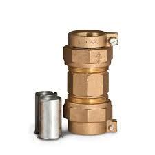 1-1/2" FLARE X FLARE STRAIGHT COUPLING BRASS