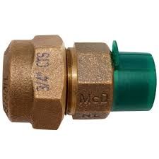 1" OCTAGONAL STRAIGHT COUPLING ADAPTER CTS X MNPT