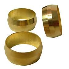 1/4" COMPRESSION BRASS SLEEVE FITTINGS