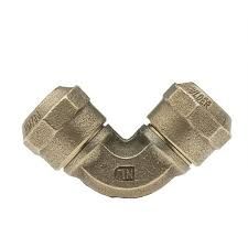 1" COMPRESSION JOINT BRASS 90 DEG ELBOW MUELLER