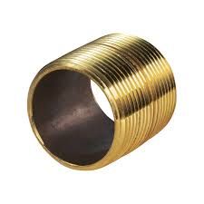 1" CLOSE BRASS NIPPLE