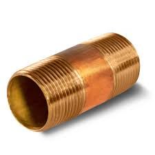 1-1/2" X 3" BRASS NIPPLE