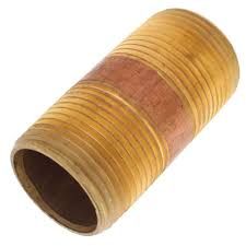 1-1/4" X 2-1/2" BRASS NIPPLE