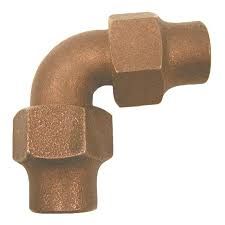 3/4" BRONZE FLARE X FLARE 1/4 BEND