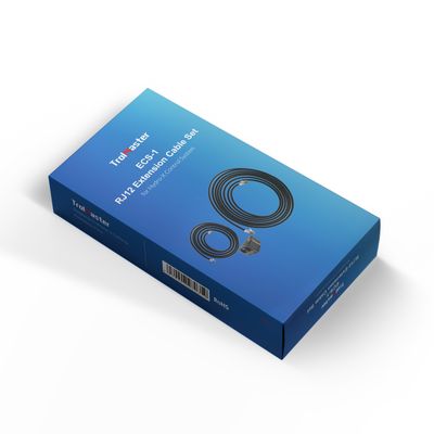 RJ12 Kabel Verlängerungs-Set: 1 x 4,9m RJ12 Kabel; 1 x 1,2m RJ12 Kabel; 1 x RJ12 T-Spliter