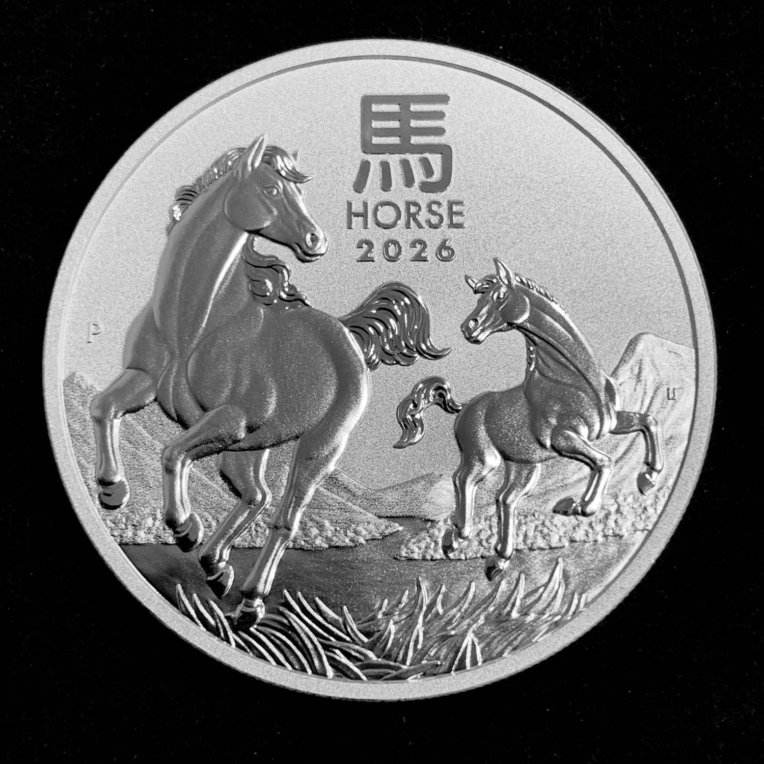 1 Dollar Australien "Jahr des Pferdes" 2026 1 Unze .9999 Silber BU