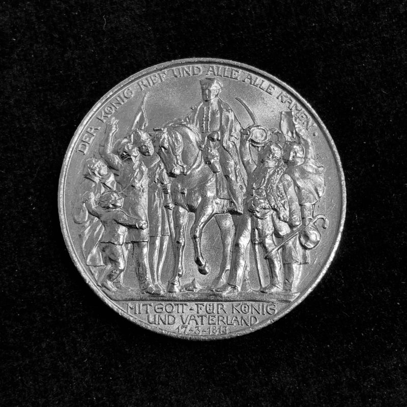 2 Mark Preußen 1913 "Jahrhundertfeier der Befreiungskriege" A Silber ss (J. 109)