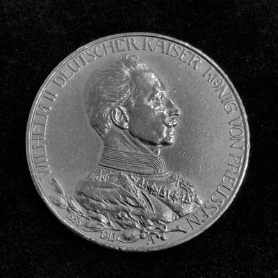 3 Mark Preußen 1913 3 Mark Preußen 1913 "25 jähriges Regierungsjubiläum von Wilhelm II" A Silber ss (J. 112)