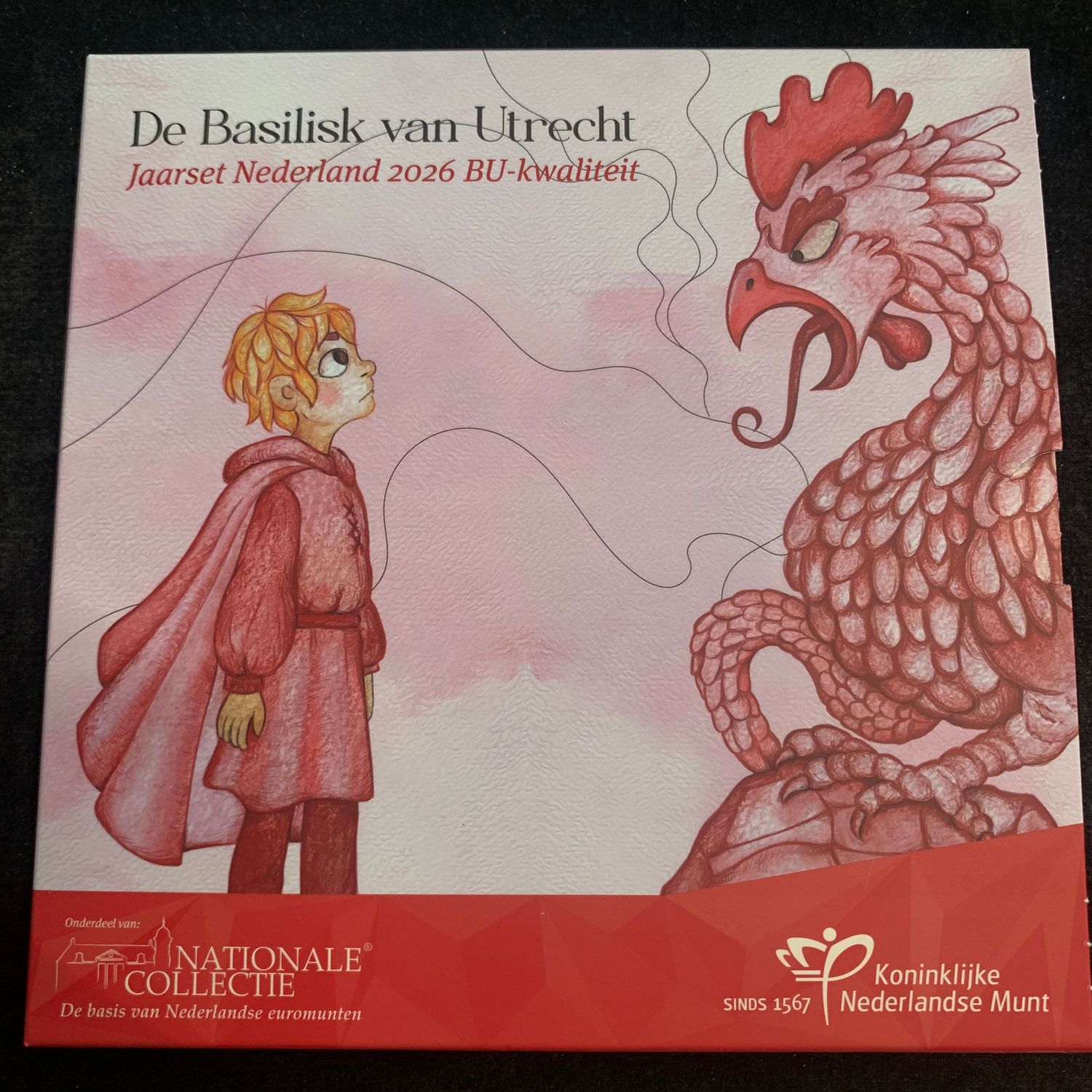 3,88 € Kursmünzensatz Niederlande 2026 "Der Basilisk von Utrecht" (BU)