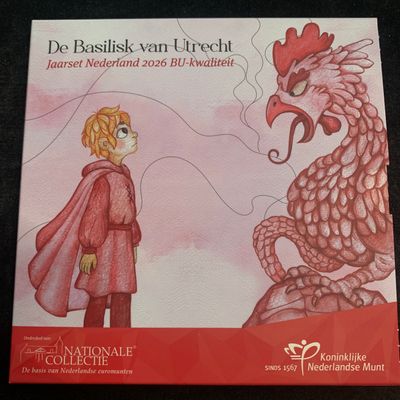 3,88 € Kursmünzensatz Niederlande 2026 "Der Basilisk von Utrecht" (BU)