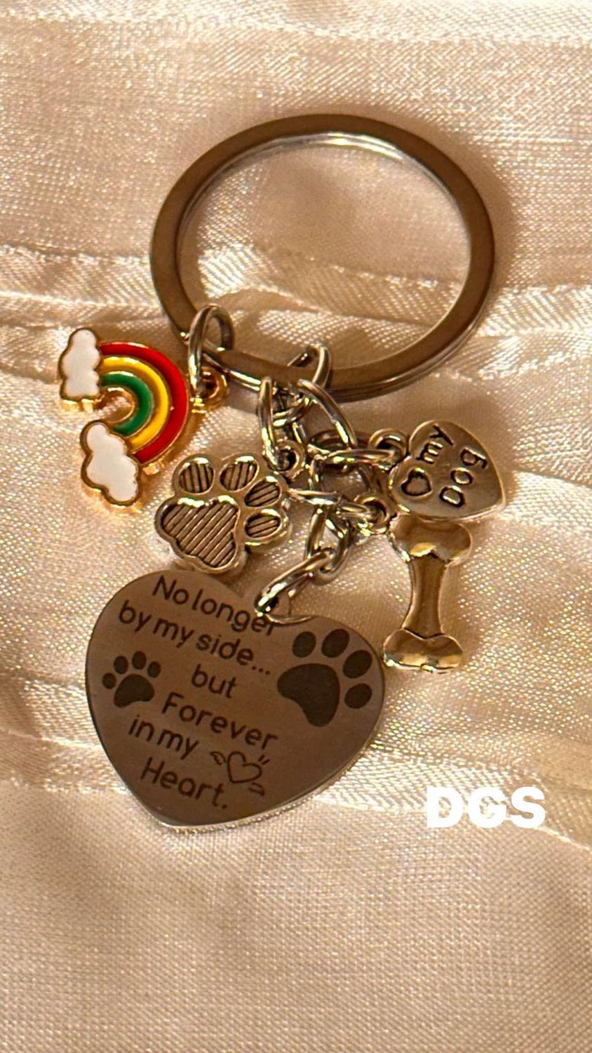 Herdenking Sleutelhanger Hond