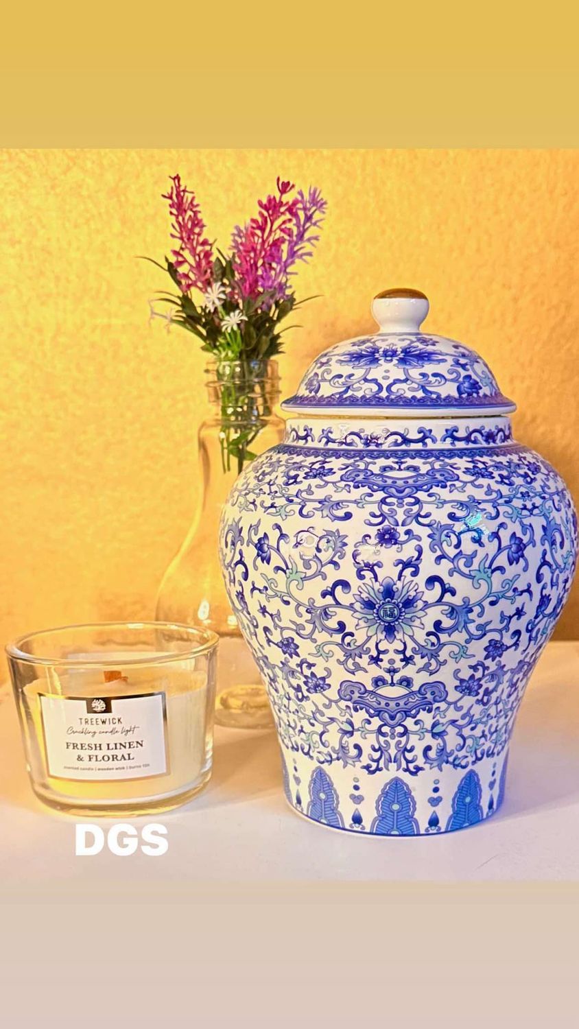 URN BLEU ORCHIDEE