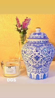 URN BLEU ORCHIDEE