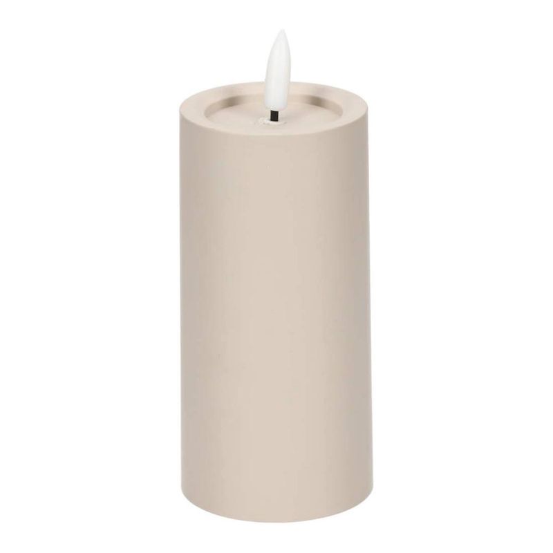 Stompkaars LED Beige L 6x12,5 cm