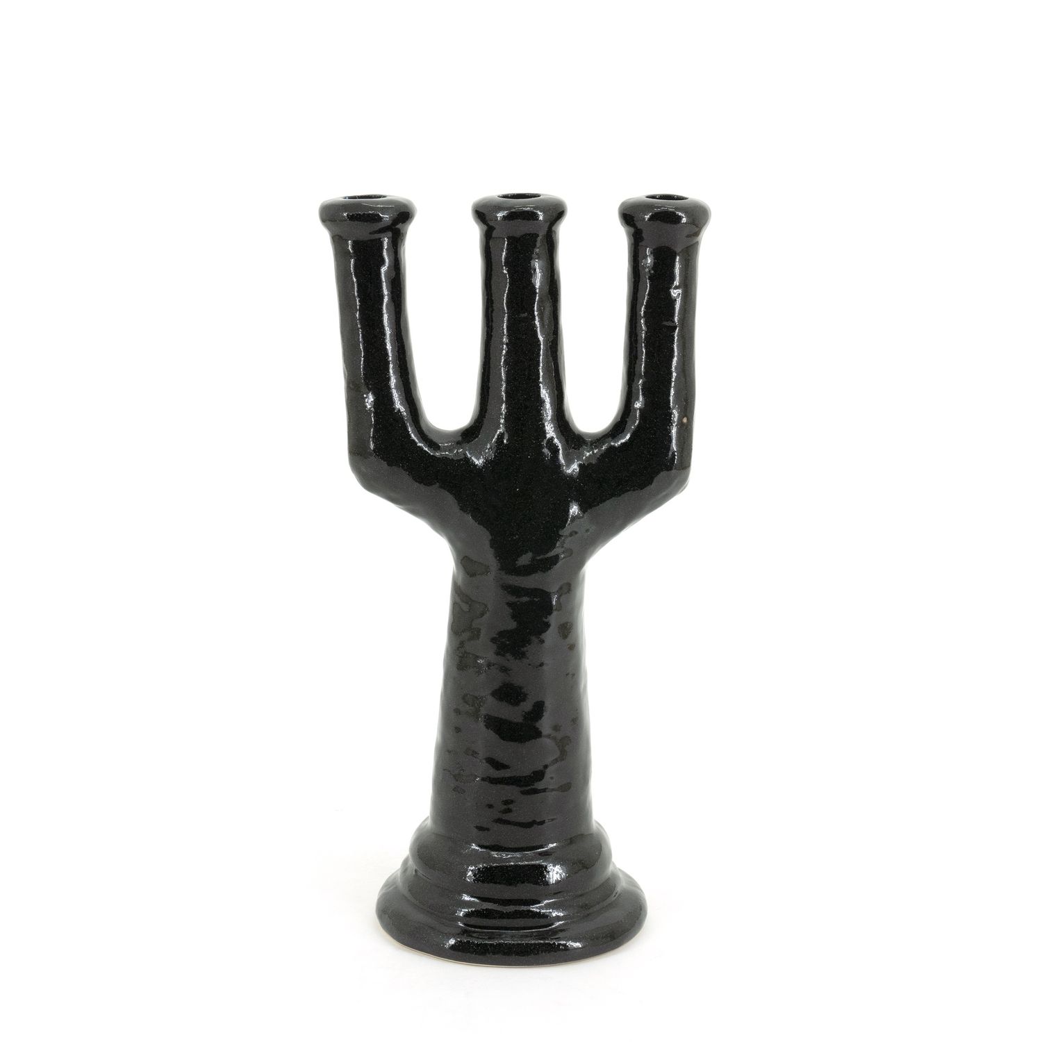 Kandelaar Blix L Zwart 40 cm