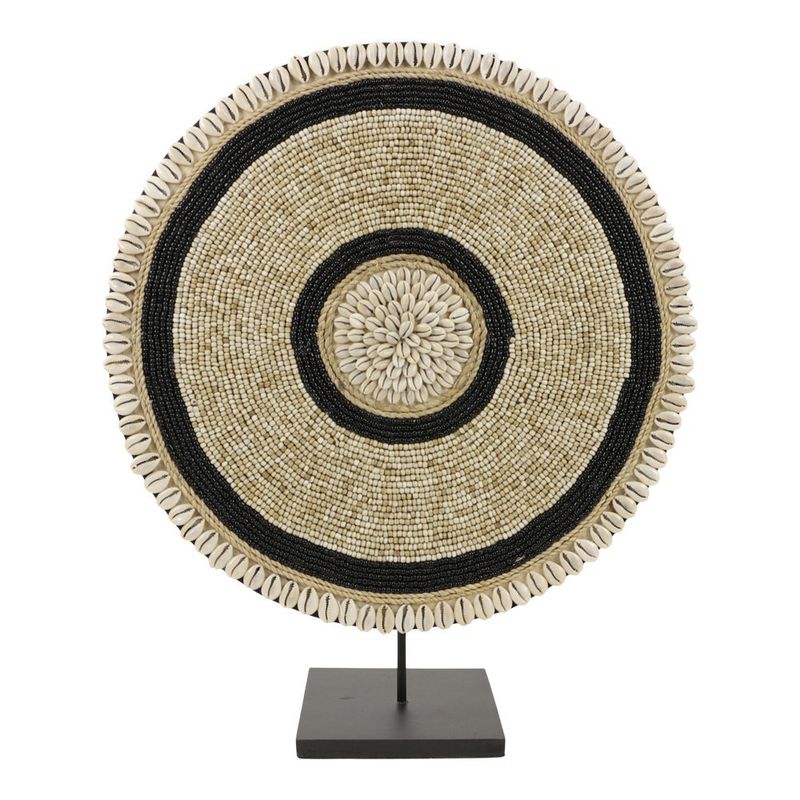 Schelpen decor Lulu beige L