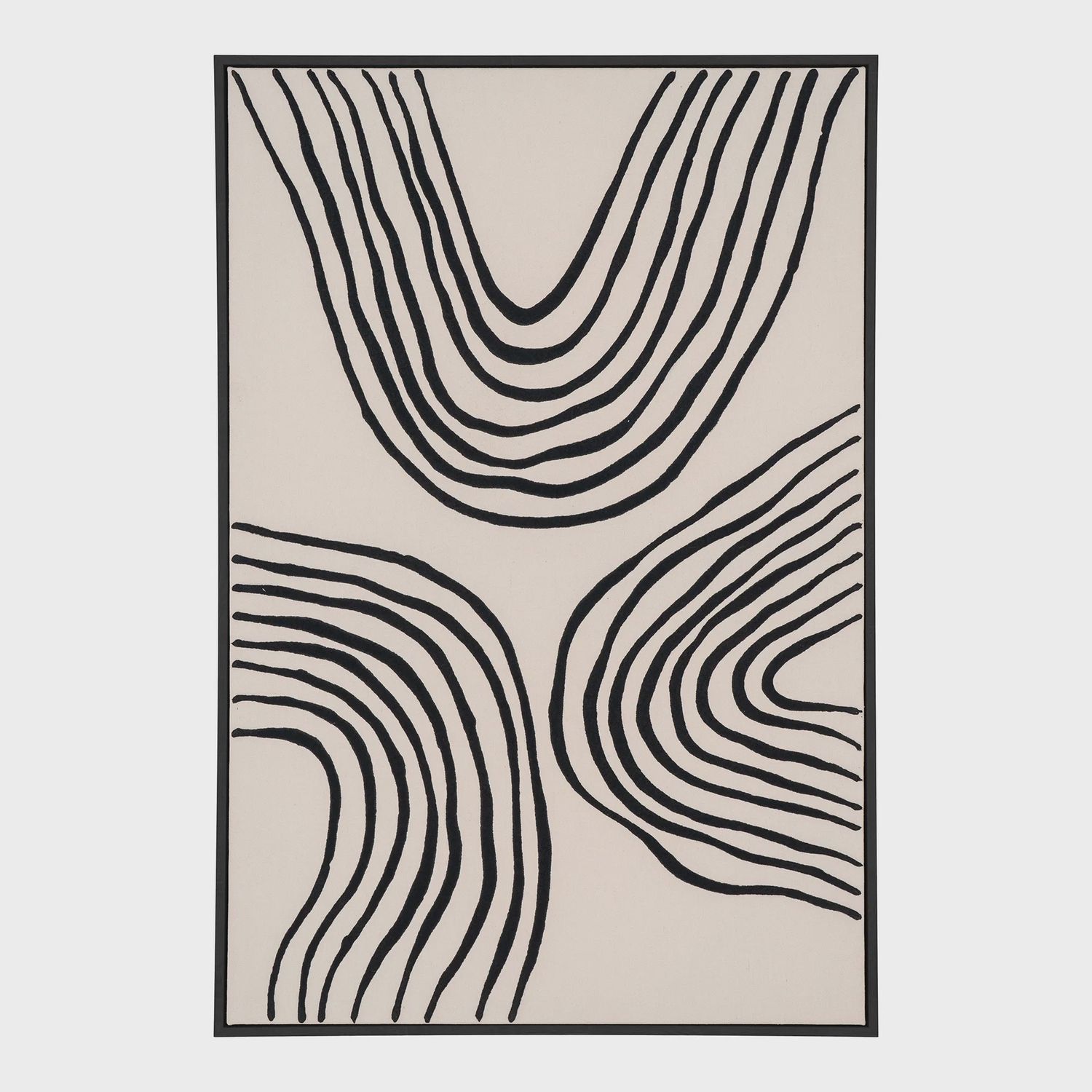 Lipari Canvas print no2 - zwart/wit